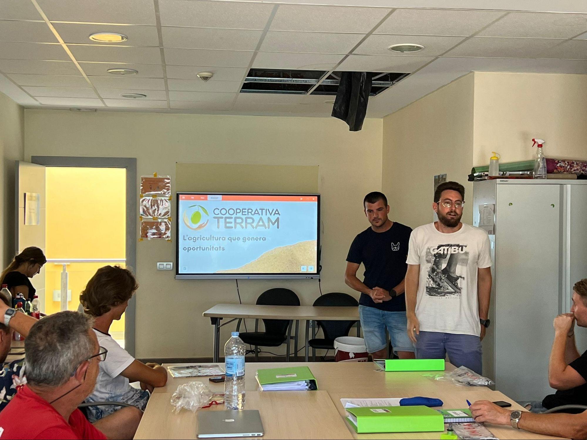 Presentació del projecte al Taller d’Ocupació de la Mancomunitat de La Taula del Sénia